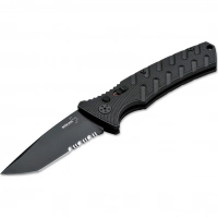 Автоматический складной нож Boker Strike Tanto All Black, сталь AUS-8, рукоять алюминий купить в Воронеже