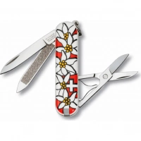 Нож перочинный Victorinox Edelweiss 0.6203.840 58мм 7 функций дизайн рукояти Эдельвейс купить в Воронеже