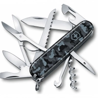 Нож перочинный Victorinox Huntsman 1.3713.942,91 мм, 15 функций, морской камуфляж купить в Воронеже