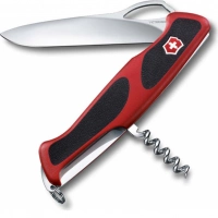 Нож перочинный Victorinox RangerGrip 63, сталь X55CrMo14, рукоять полиамид, красно-чёрный купить в Воронеже