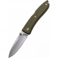 Нож складной Lionsteel Big Opera, сталь D2, рукоять G-10, зеленый купить в Воронеже