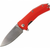 Нож складной LionSteel KUR OR G10 Orange Flipper, сталь Uddeholm Sleipner®, стеклотекстолит, оранжевый купить в Воронеже