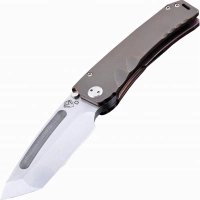 Нож складной Medford Marauder Tanto, сталь D2 Tool Steel, рукоять титановый сплав, бронзовый купить в Воронеже