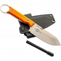 Нож White River FIRECRAFT 3.5 Pro StoneWash, сталь CPM S35VN, рукоять G10 оранжевая купить в Воронеже