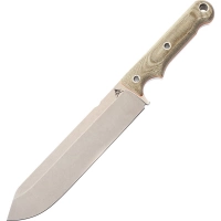 Нож White River FIRECRAFT 7 StoneWash, сталь CPM S35VN, рукоять серо-зеленая микарта, чехол Kydex купить в Воронеже