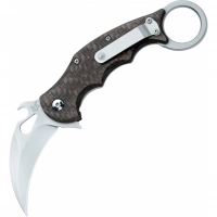 Складной нож Fox IKBS Ball Bearing Karambit, сталь Elmax, рукоять титановый сплав 6Al4V, чёрный купить в Воронеже