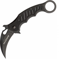 Складной нож Fox Karambit, сталь N690, рукоять стеклотекстолит G-10, чёрный купить в Воронеже