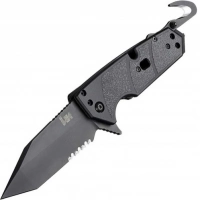 Складной нож Hogue Elishewitz Karma Tanto, клинок черный, сталь 154CM, рукоять черный G10 купить в Воронеже