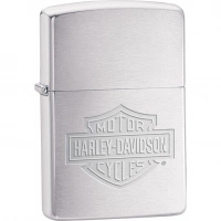 Зажигалка ZIPPO Harley-Davidson®, латунь/сталь с покрытием Brushed Chrome, серебристая, 36х12×56 мм купить в Воронеже