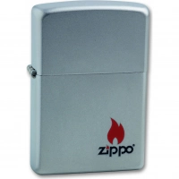 Зажигалка ZIPPO Satin Chrome, латунь с ник.-хром. покрыт., серебр., матовая, 36х56х12 мм купить в Воронеже